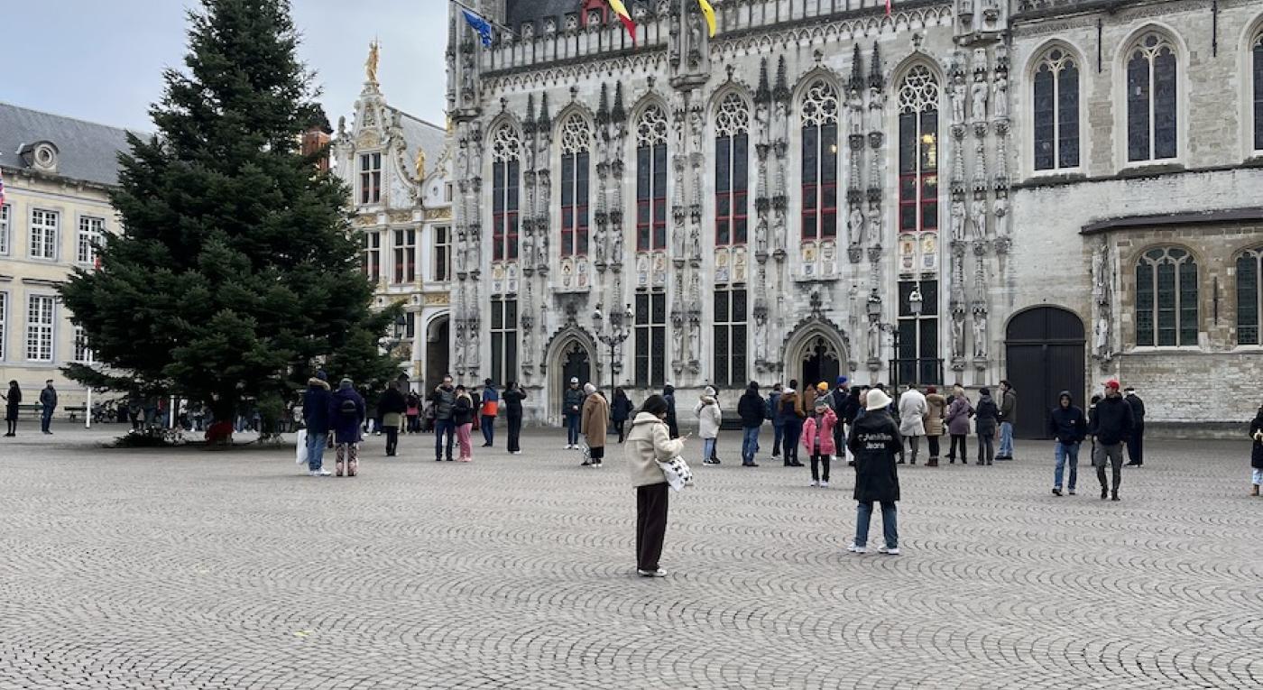 Christmas atmosphere in Bruges